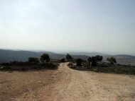 מבט לעבר השפלה. ביום טוב רואים את הים