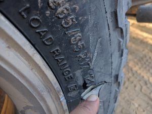 צמיג BF צמיגים שטח קרע קריעה