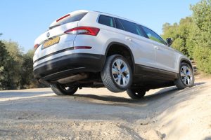 סקןדה קודיאק שטח גלגל באוויר מהלך מתלה