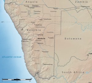 נמיביה מפה