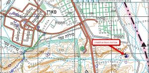 אנדרטת ההולכים לפטרה מפה מסלול