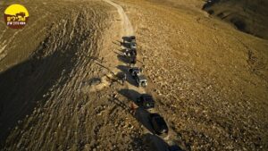 שיירה, צילום רחפן, מדבר יהודה