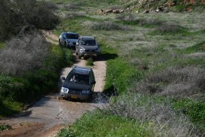 עמק המעיינות, רכבי פנאי SUV, ג'יפונים, טיולי משפחות