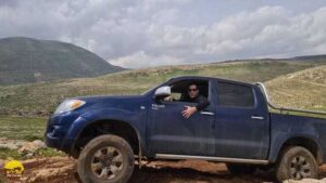 בקעת הירדן טיול ג'יפים 4X4 טויוטה היילקס