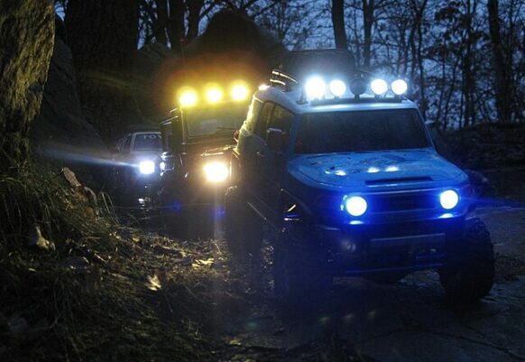 Toyota FJ Cruiser, LED LIGHTS תאורת לד נהיגת לילה