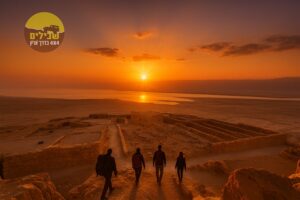 זריחה במצדה AI