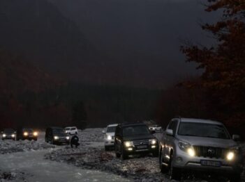 אלבניה חורף שלג