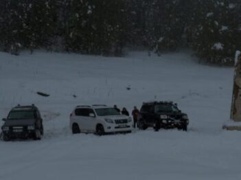 אלבניה חורף שלג