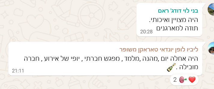 20 YEARS COMMENTS 1 אירוע 20 שנה תגובות 20 YEARS COMMENTS 1 אירוע 20 שנה תגובות