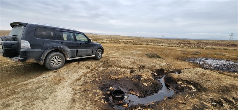 אזרבייג'ן מעיין נפט צילום יואב