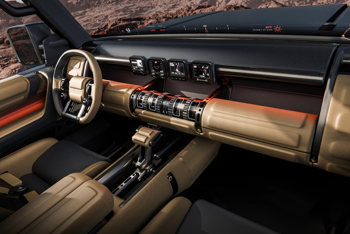 HYUNDAI BOULDER INTERIOR יונדאי בולדר מבפנים סביבת נהג